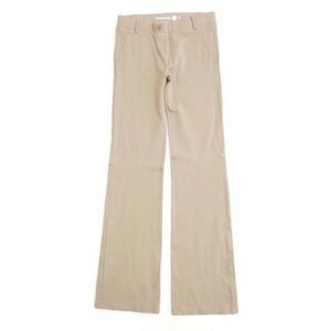 Betabrand Dress Yoga Pants Womens Small Long Tan Bootcut W0104-TKA